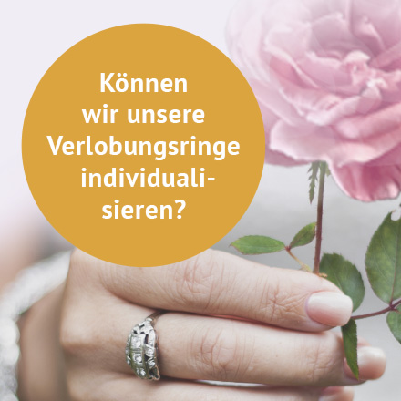 Können wir unsere Verlobungsringe individualisieren?