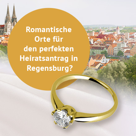 Romantische Orte für den perfekten Heiratsantrag in Regensburg?
