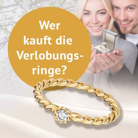 Wer kauft die Verlobungsringe?