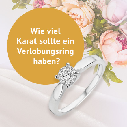 Wie viel Karat sollte ein Verlobungsring haben?